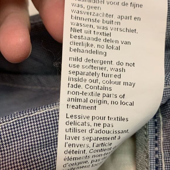 Mac Jeans Lenny Gray Blue Slim Fit Flat Front Chino Style Jeans Size 33/34 - Picture 8 of 15